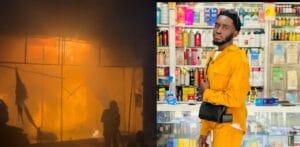 Inc£ndie : La boutique Touba Bakhdad Cosmétique réduite en cendres.
