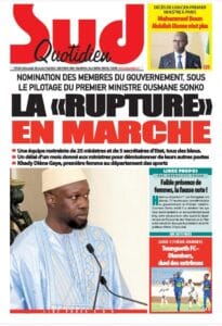 Une des journaux du samedi 06 avril 2024