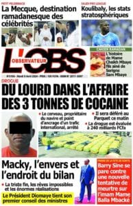 Découvrez les Unes des journaux sénégalais du mardi 09 avril 2024