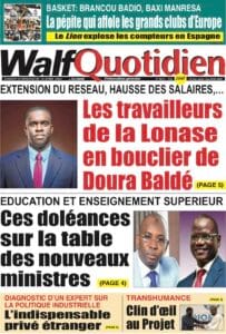 Découvrez les Unes des journaux sénégalais du samedi 13 avril 2024