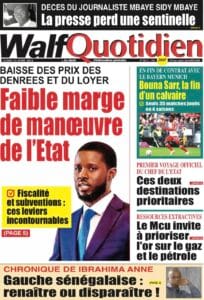 Découvrez les Unes des journaux sénégalais du lundi 15 avril 2024