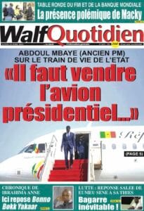 Découvrez les Unes des journaux sénégalais du lundi 22 avril 2024