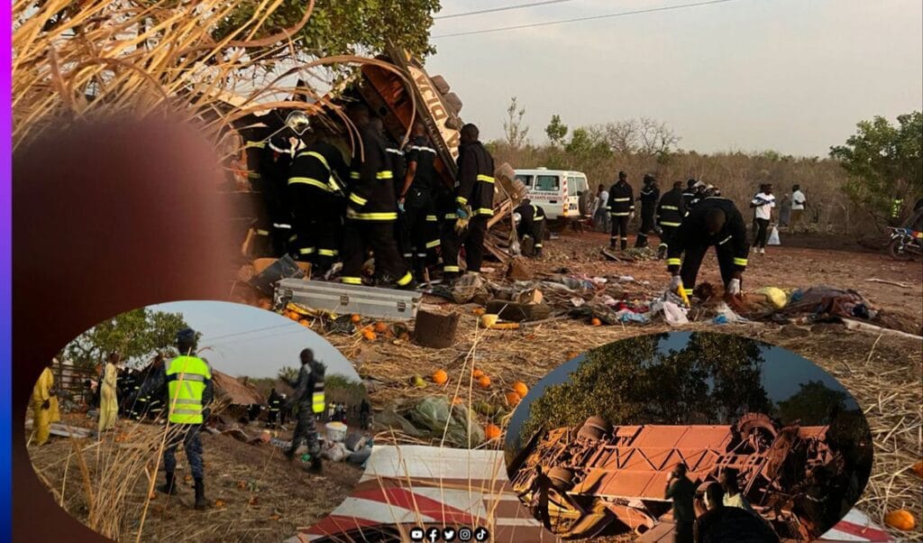 Renversement bus Koungheul/ 14 morts : 3 bébés de 15 mois, 9 mois et 3 ans parmi les victimes