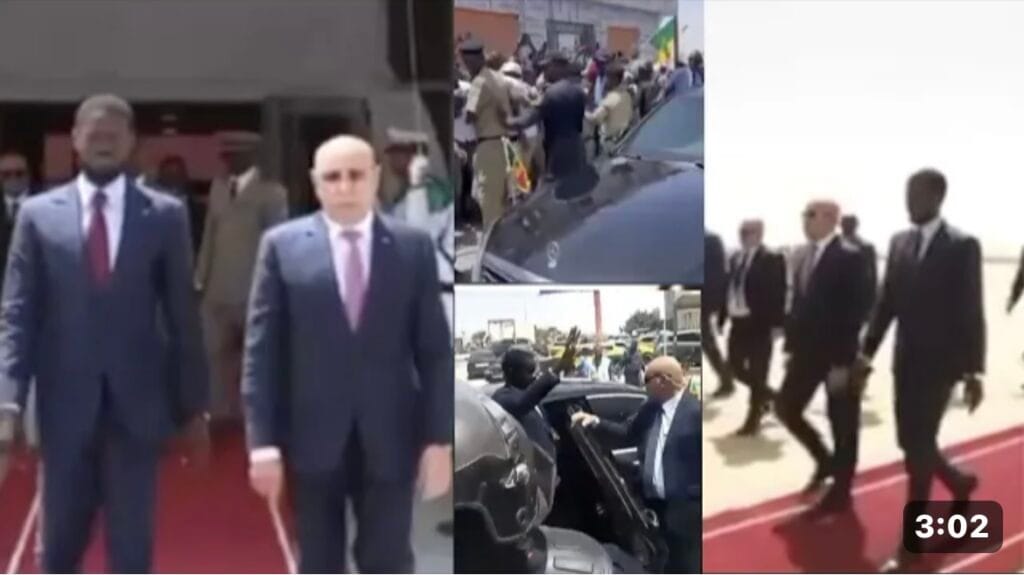 (Vidéo) – Mauritanie : Le président Faye reçoit un accueil exceptionnel…