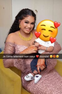 Anniversaire : Marie Louise Diaw affiche pour la première fois la photo de sa grossesse et de son fils