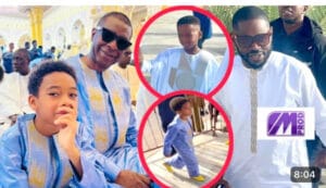 (Vidéo)- Korité : Youssou Ndour et Pape Cheikh Diallo à Massalikoul avec leurs fils