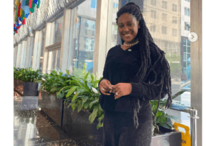 Amira Abed au Musée Nationale de la diplomatie américaine