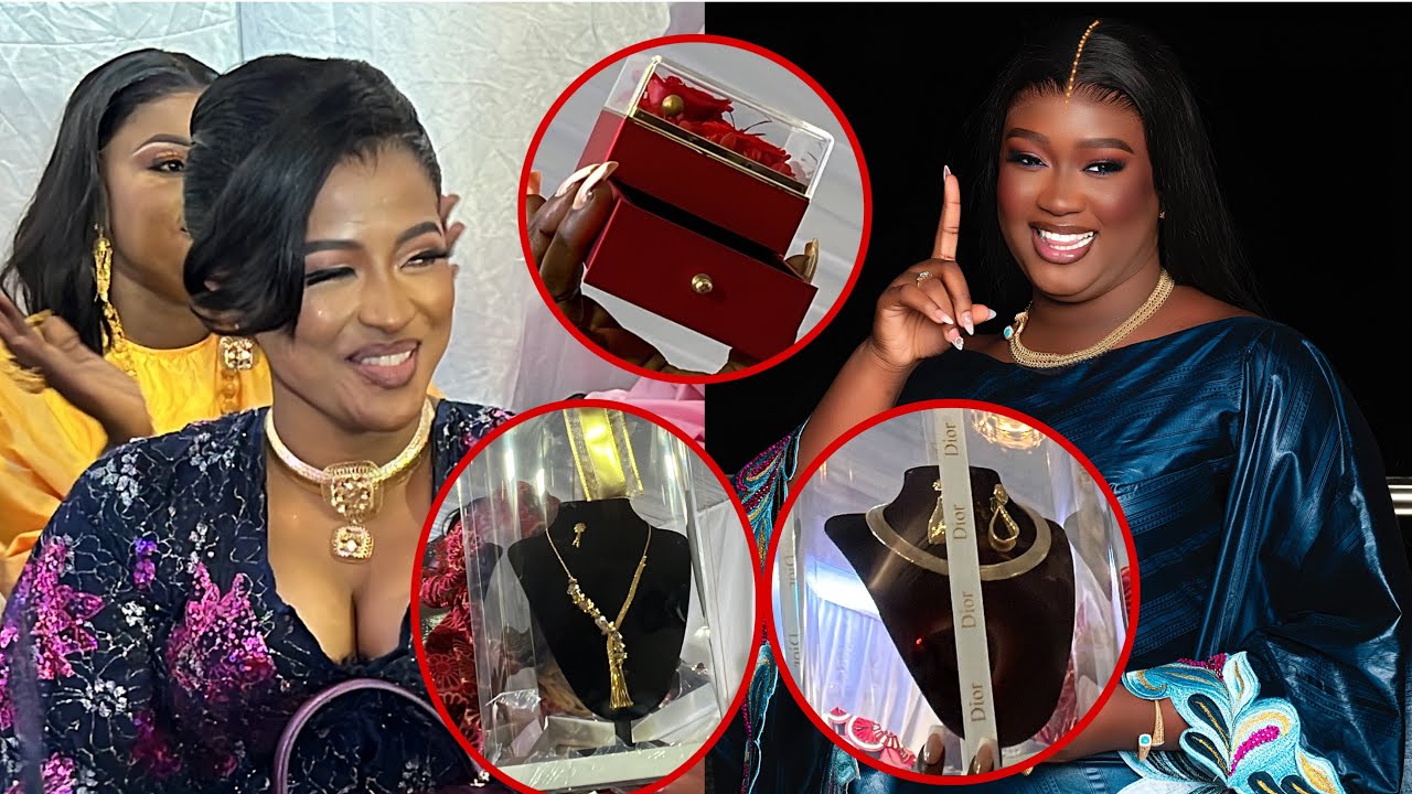 Aicha Rassoul offre 2 parures en or, une bague en diamant et 1 million à la fille de Aziz Ndiaye