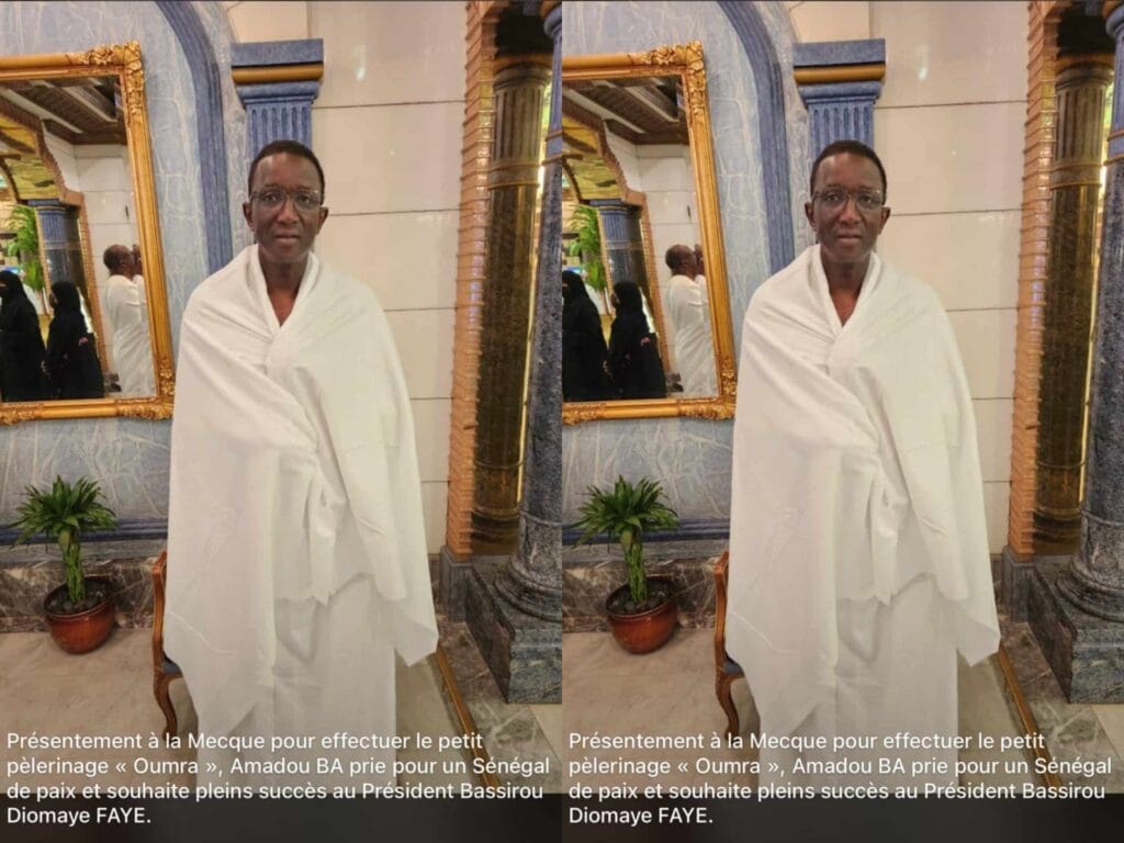 Amadou Ba à la Mecque pour effectuer son Oumra