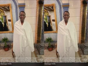Amadou Ba à la Mecque pour effectuer son Oumra