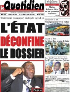 Découvrez les Unes des journaux Sénégalais du jeudi 16 mai 2024