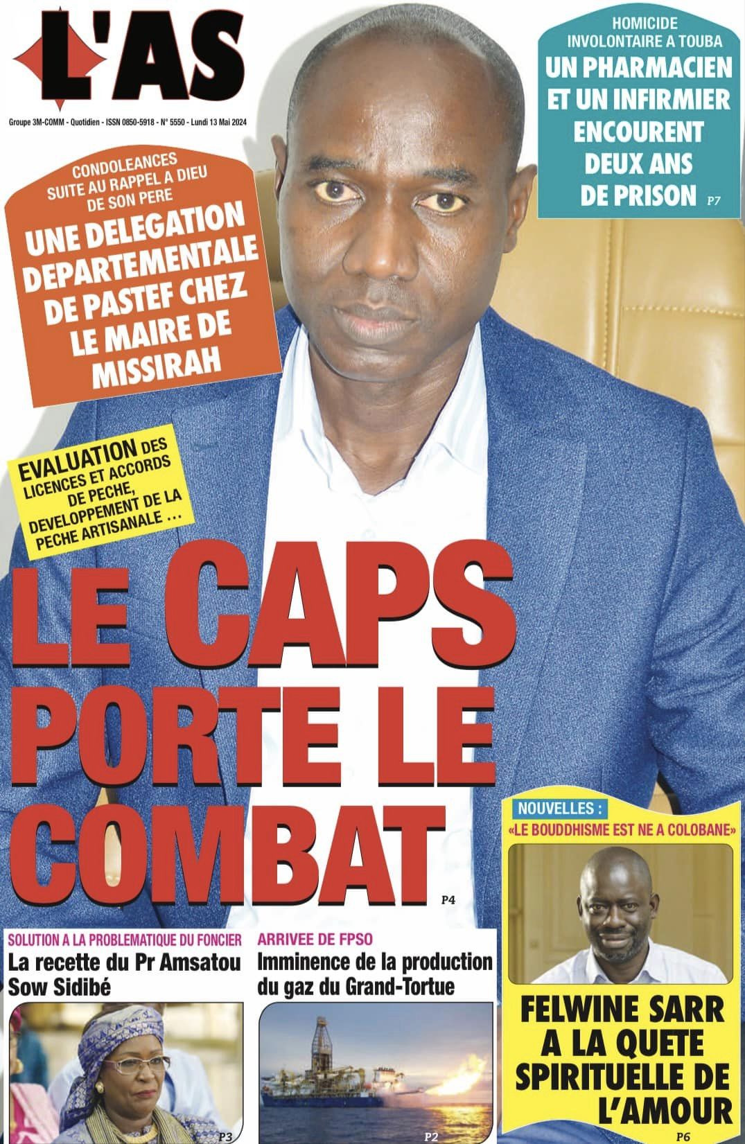 Découvrez les Unes des journaux Sénégalais du lundi 13 mai 2024