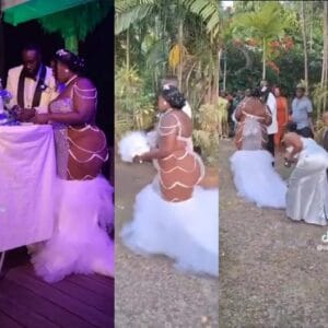 Un mariage vire au scand@le : La robe de la mariée devient virale 