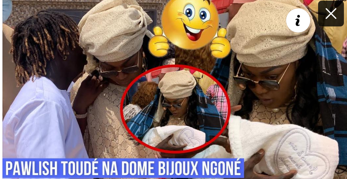(Vidéo)- Baptême de ses jumeaux: Pawlish Mbaye donne le nom de la fille à Bijoux Ngoné et celui du garçon à…