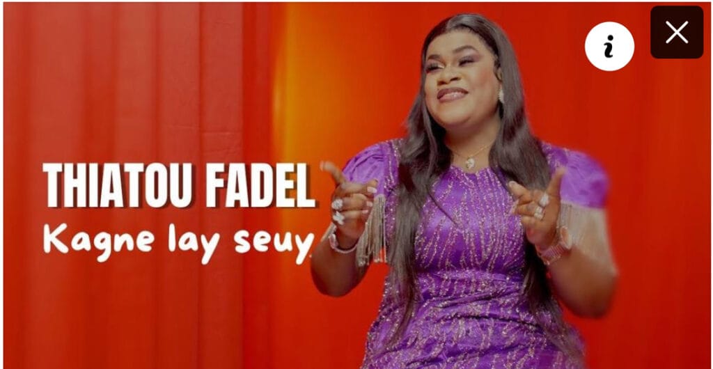 (Clip officiel)- « Kagne lay seuy », le nouvel opus de Thiatou Fadel, qui rend hommage à Omar Pene