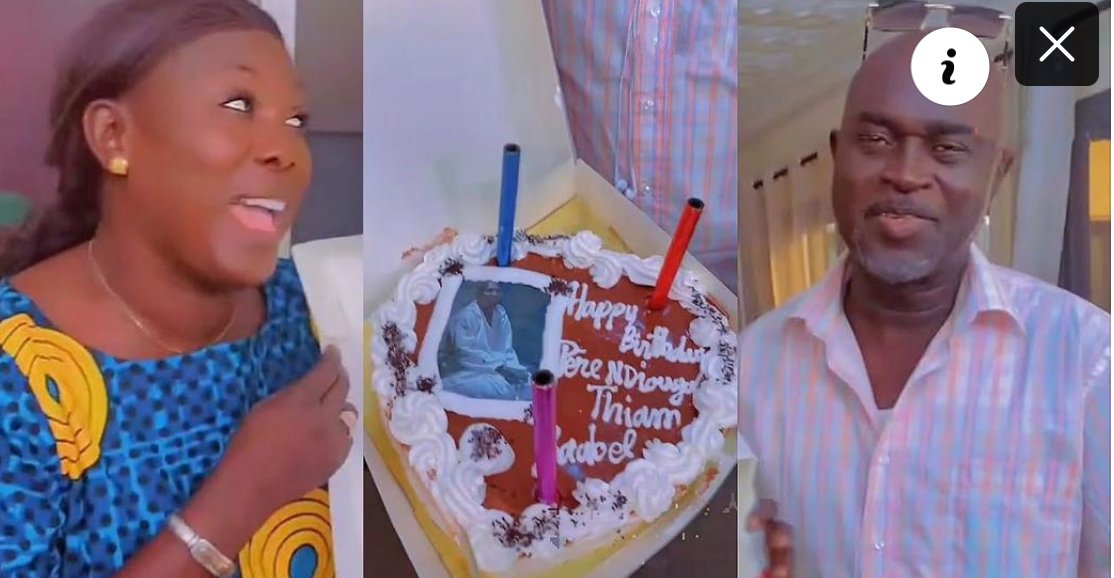 (Vidéo)- L’anniversaire de Papa Ndiouga, Marème Thiam sa véritable femme assure l’ambiance.