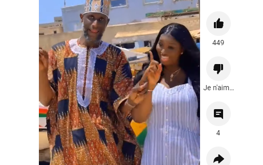 (Vidéo) – La danse hilarante de Diouma Thiam Bété Bété et son grand père qui amuse la toile