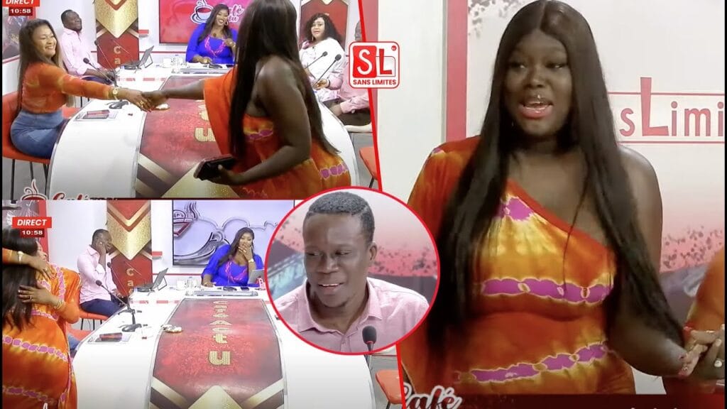 Fatou Mbaye perturbe le plateau Café Actu, regardez la réaction de Pa Assane