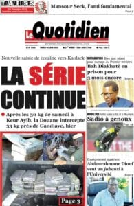 Découvrez les Unes des journaux Sénégalais du mardi 04 juin 2024