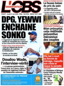 Découvrez les Unes des journaux sénégalais du jeudi 27 juin 2024