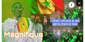 (Vidéo)- L’entrée spectaculaire de Sidy Diop au Zénith