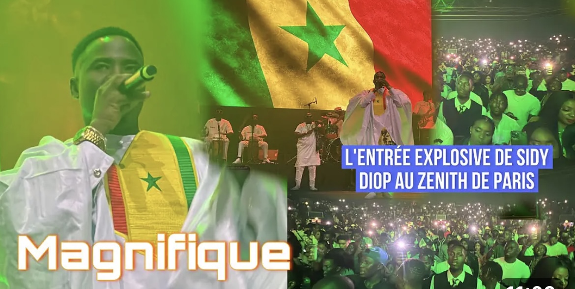 (Vidéo) – Concert Zénith : L’entrée exceptionnelle de Sidy Diop sur la scène…