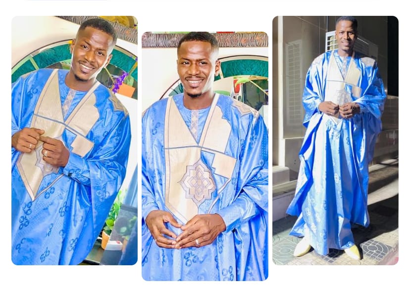 Tabaski 2024 : Cheikh Oumar Talla charme ses followers en bleu