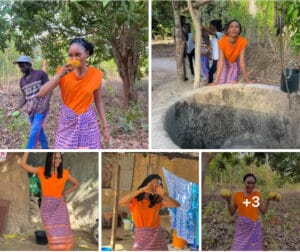 Photos : Fa Aidara en mode « villageoise »