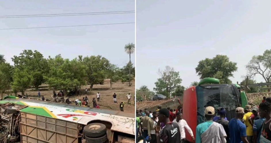 Un bus d’étudiants de l’UCAD à destination de Médina Yoro Foula se renverse…
