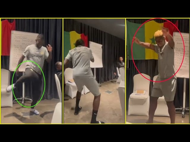 Bizutage des Lions :  La danse hilarante de Mikayil Faye,  Arouna Sanganté et Chérif Ndiaye amuse la toile