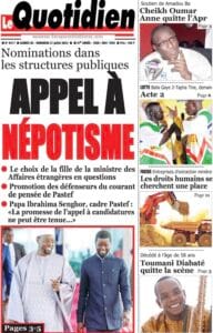 Découvrez les Unes des journaux sénégalais du samedi 20 juillet 2024
