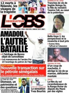 Découvrez les Unes des journaux sénégalais du mardi 30 juillet 2024