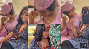 (Vidéo)- Zeyna Ndour honore sa mère qui pleure :«Thiakeu ba way ana thiakeu ba»