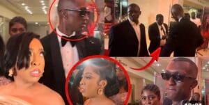 (Vidéo) – Bloqué à la porte : Zeyna quitte la salle de sa réception pour récupérer son ami…