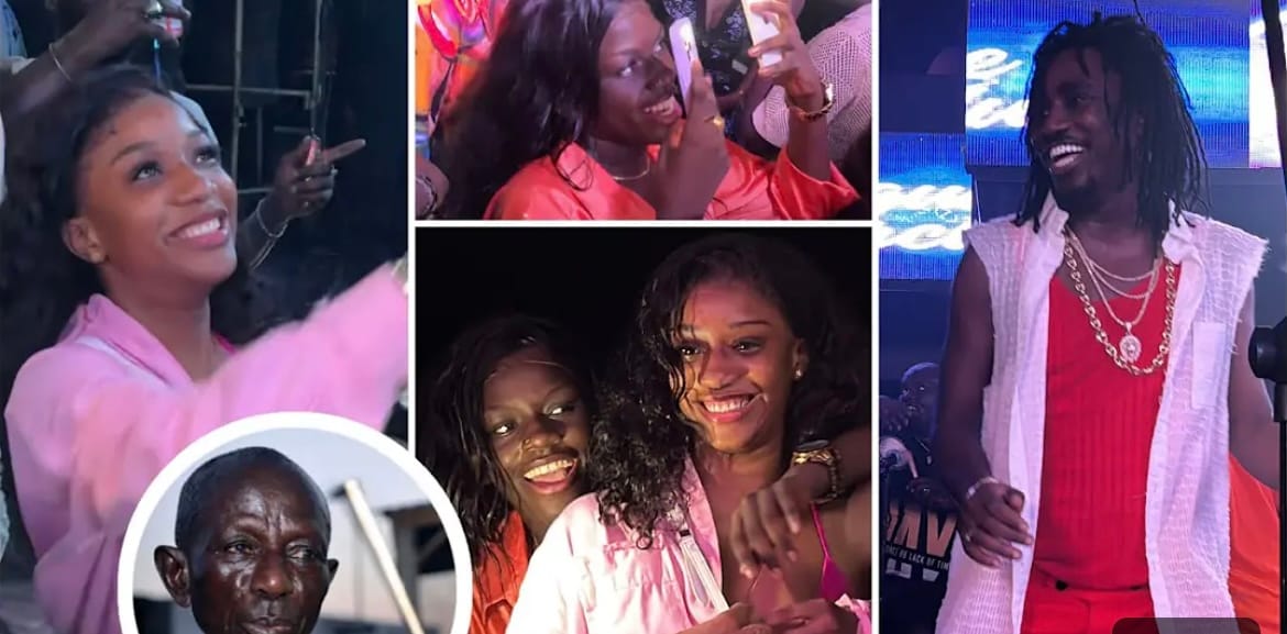 (Vidéo) – Kiné Ndiaye de la série « Virginie, » arrose Wally Seck de billets de banque.