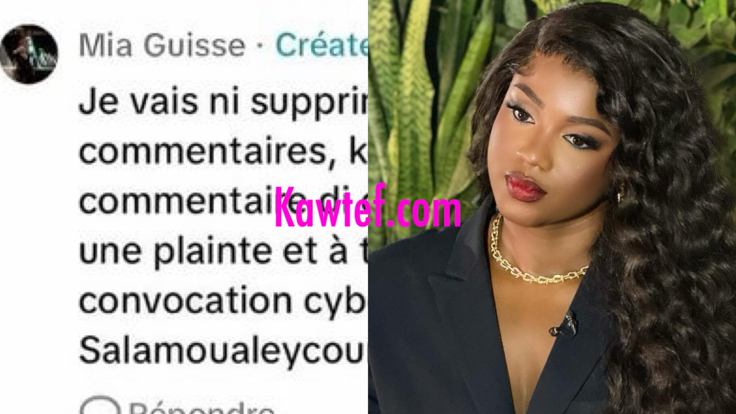 TikTok : Mia Guissé annonce une plainte contre une internaute…