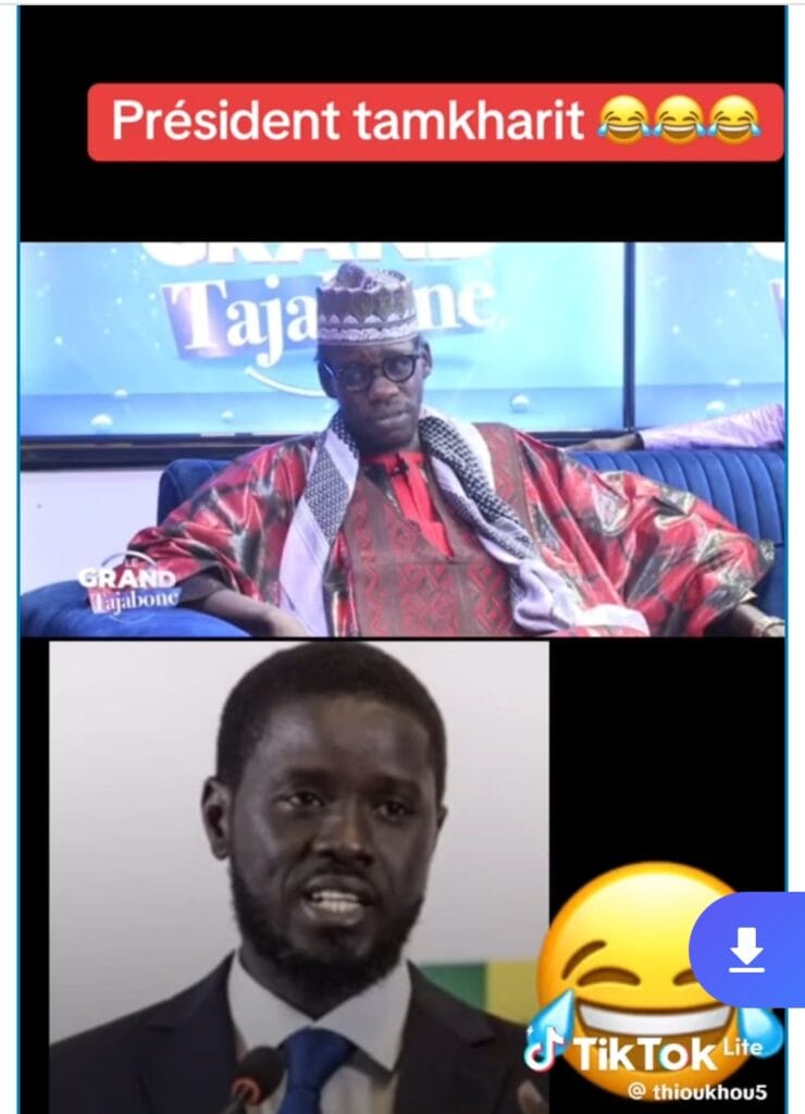 Tadjabone de Diomaye Faye : Quand Thioukhou l&rsquo;imite à la perfection