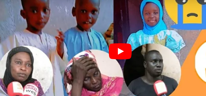 (Vidéo) : 3 enfants retrouvés morts à Thiaroye : Leur Papa témoigne