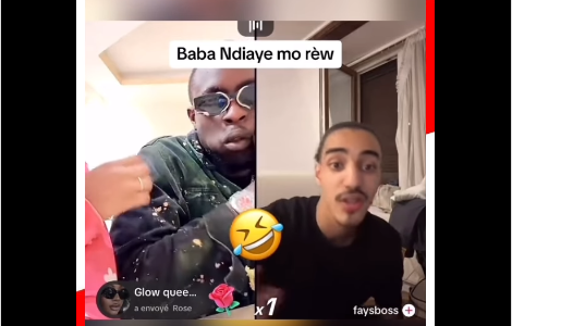 (Vidéo) -Quand ce marocain drague Fatel devant Ngaaka  Blindé. Regardez la réaction du rappeur !