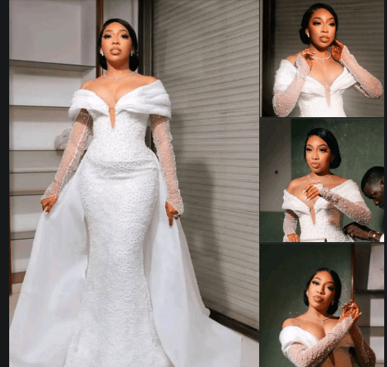Photos : Bijoux en diamant, robe de princesse, make-up pro, Zeyna Ndour une vraie déesse