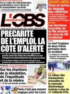 Découvrez les Unes des journaux sénégalais du samedi 03 août 2024