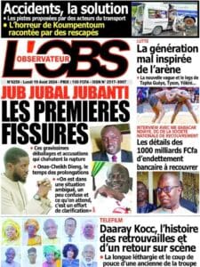 Découvrez les Unes des journaux sénégalais du lundi 19 août 2024