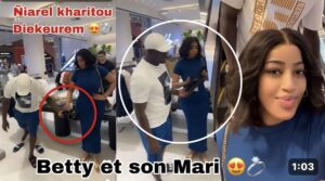 (Vidéo) – Betty et son son mari Baye Ndiaye s’affichent très amoureux…