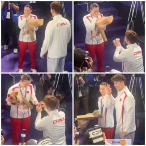 JO de Paris 2024 : Demande en mariage de l’olympien chinois Liu Yuchen 