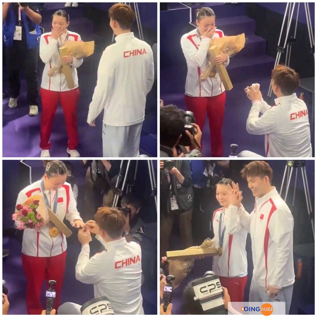 JO de Paris 2024 : Demande en mariage de l’olympien chinois Liu Yuchen 