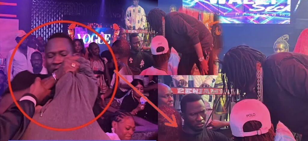 (Vidéo) – Insolite : Grosse bagarre du lutteur Ada Fass à la soirée de Wally Seck.