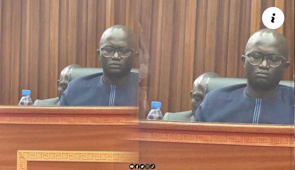 Assemblée nationale: Le ministre du travail Yankhoba Diémé dort en pleine séance