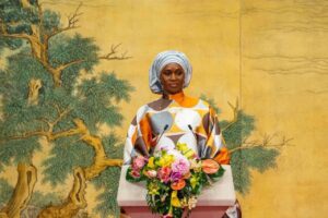 La Première Dame du Sénégal, Marie Khone Faye, prononce son premier discours