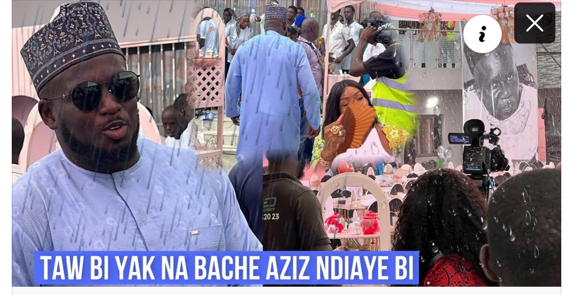 (Vidéo)- La forte pluie «sabote» le berndé royal de Aziz Ndiaye