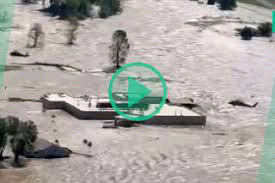 Tempête : une cinquantaine de patients et soignants coincés sur le toit d&rsquo;un hôpital